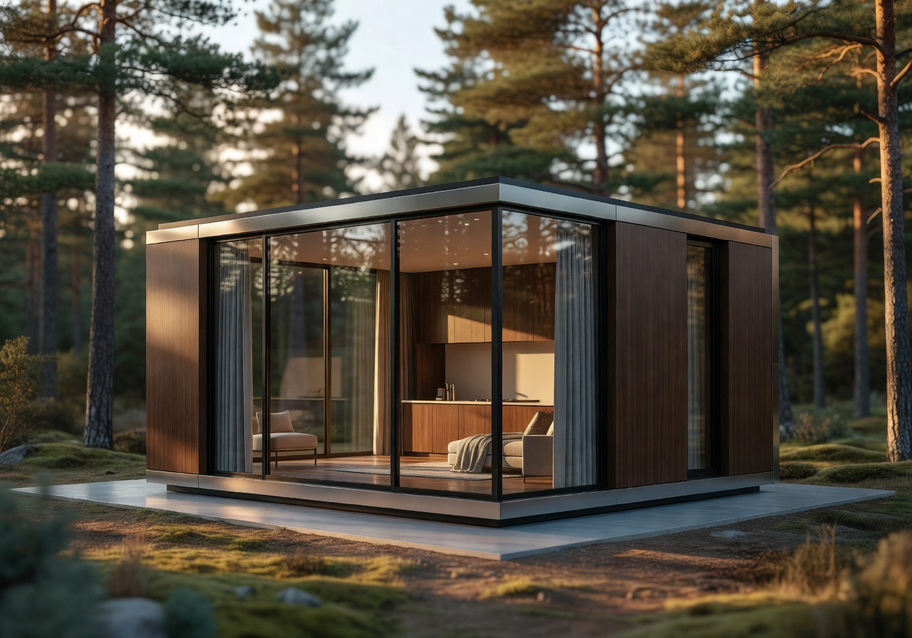 C3 Luxury Cabin premium portable home with panoramic windows and premium finishes