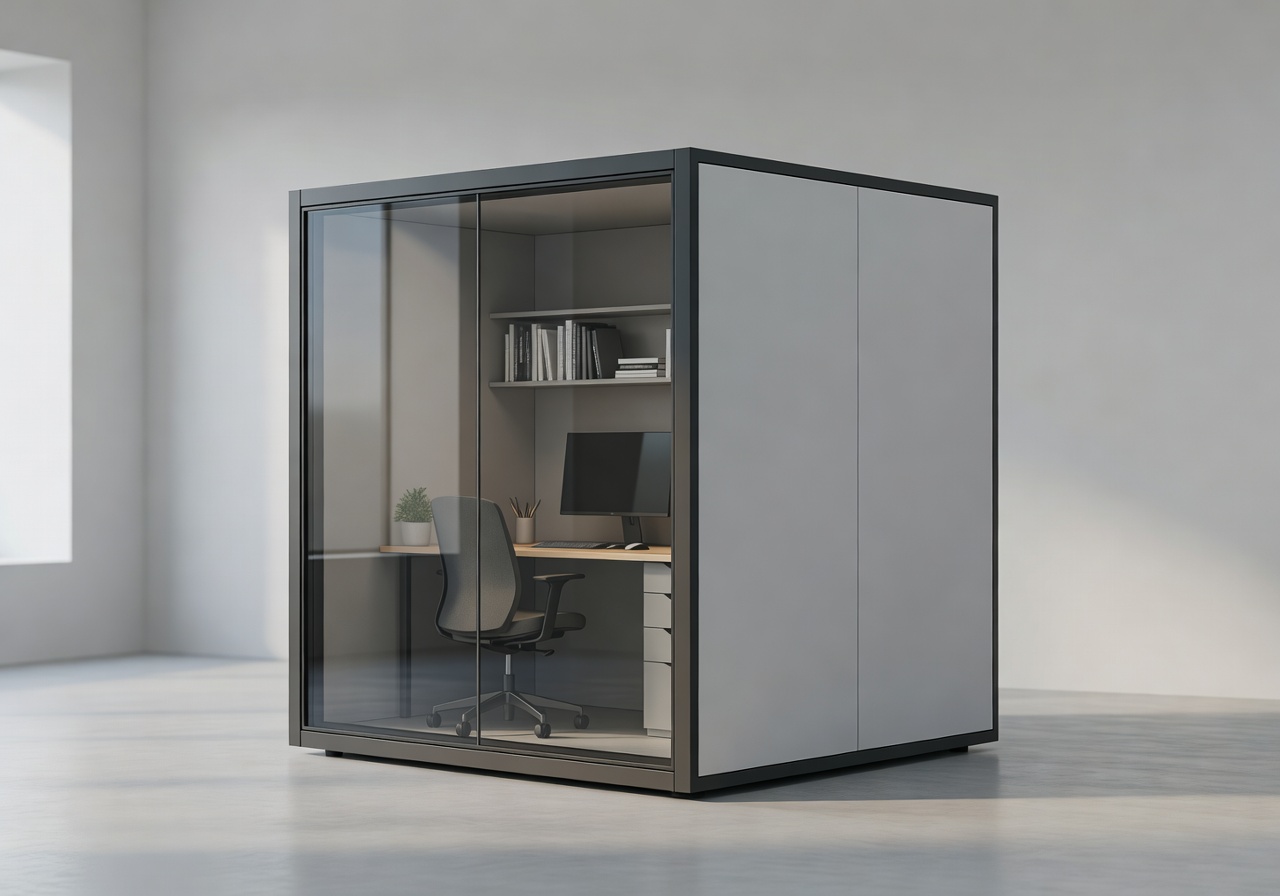 D4 Studio Pod ultra-compact modular unit for workspace or creative studio