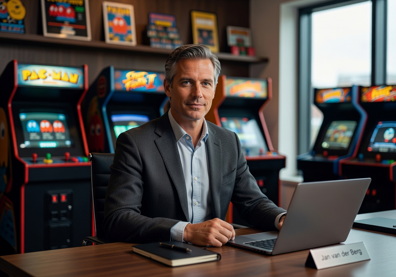 Portrait of Jan van der Berg, Founder and CEO of Arcadevistahop
